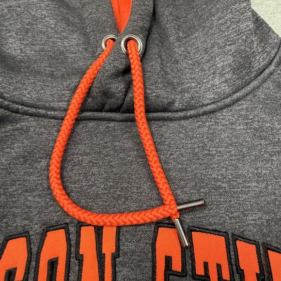 Oregon State Beavers Hoodie Mens XL Embroidered Logo Grey Orange Athleisure - Picture 3 of 7